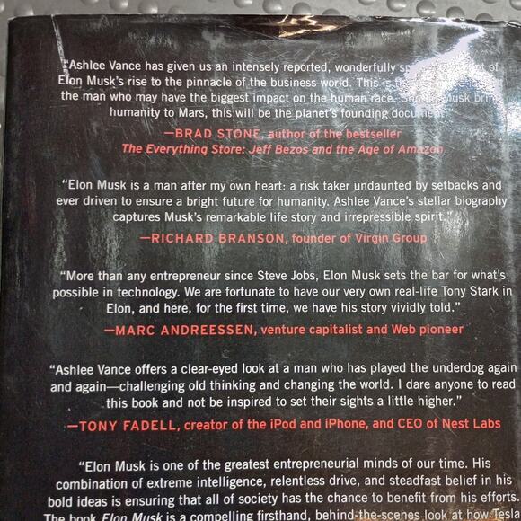 Elon Musk Tesla, Space X Quest For Fantastic Future Book - Picture 7 of 8